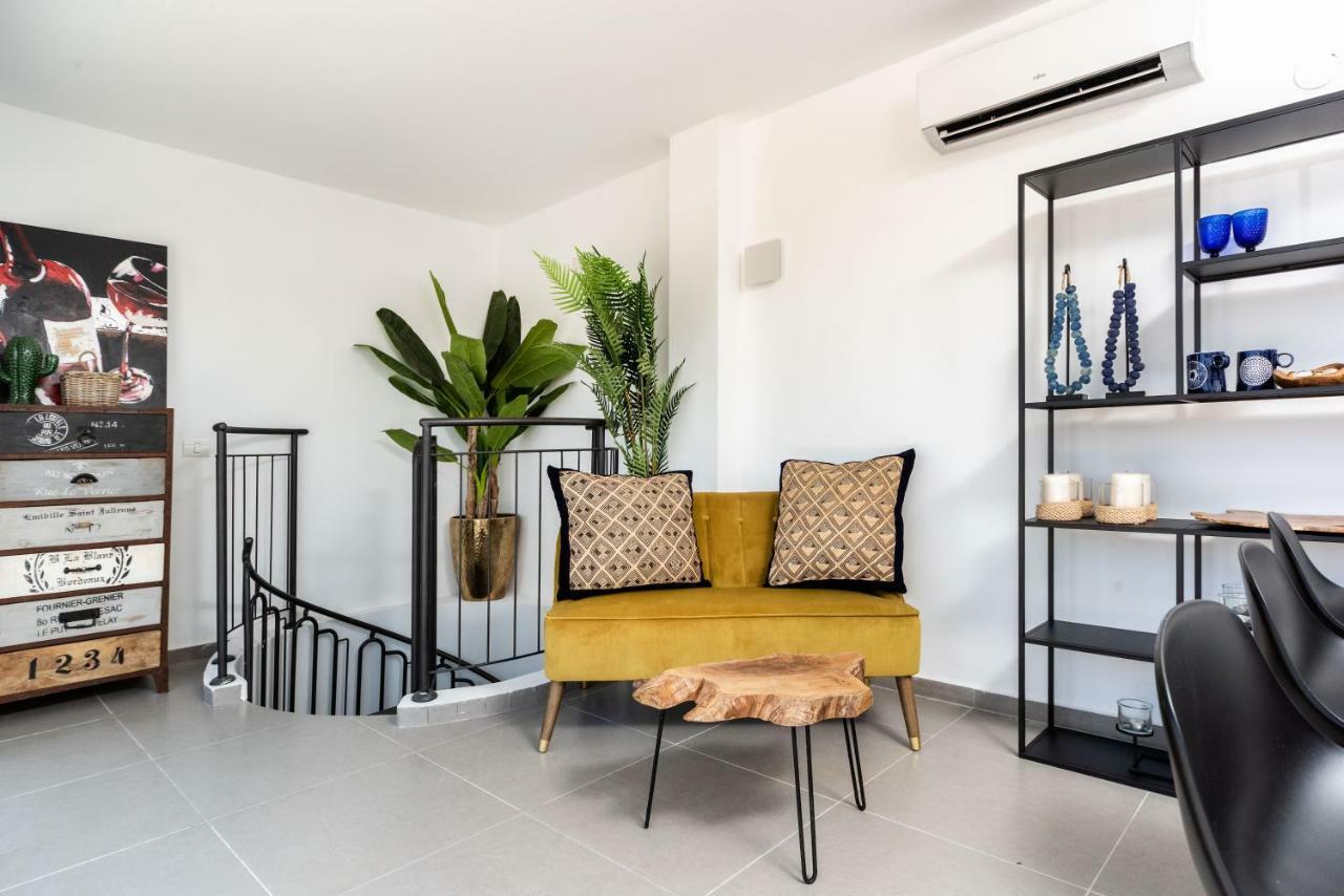 Duplex With Sea View Terrace Above The Flea Market テル・アビブ エクステリア 写真