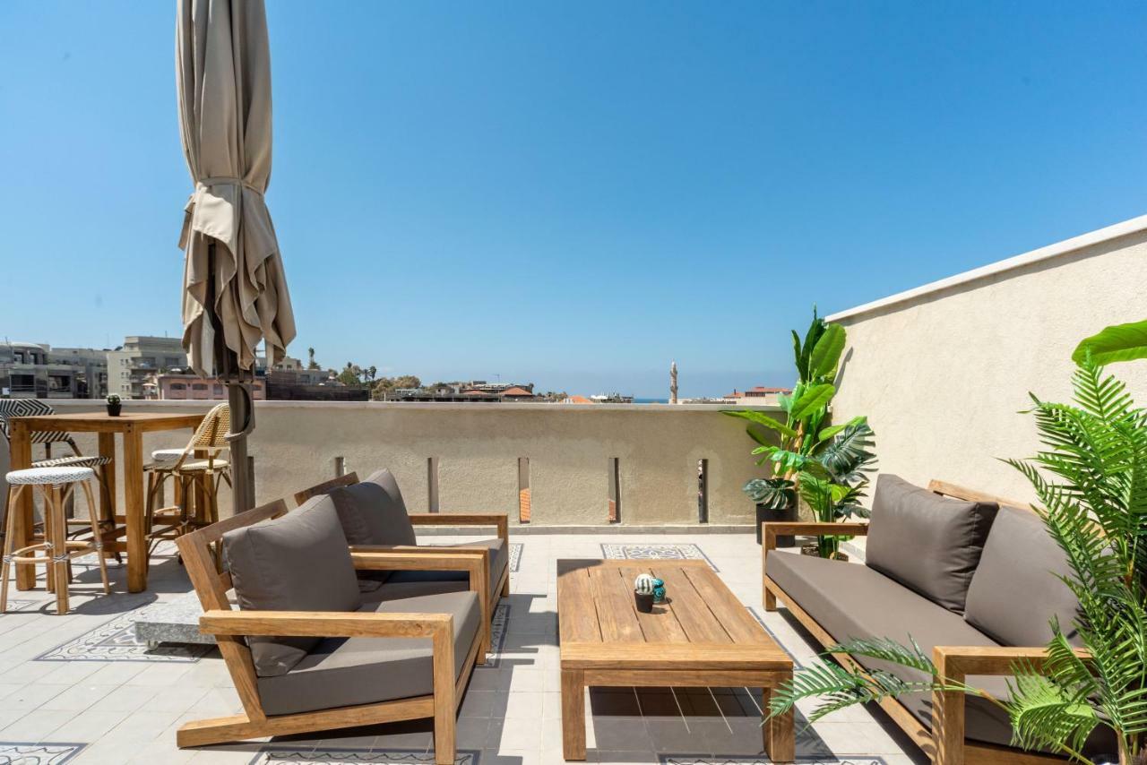 Duplex With Sea View Terrace Above The Flea Market テル・アビブ エクステリア 写真