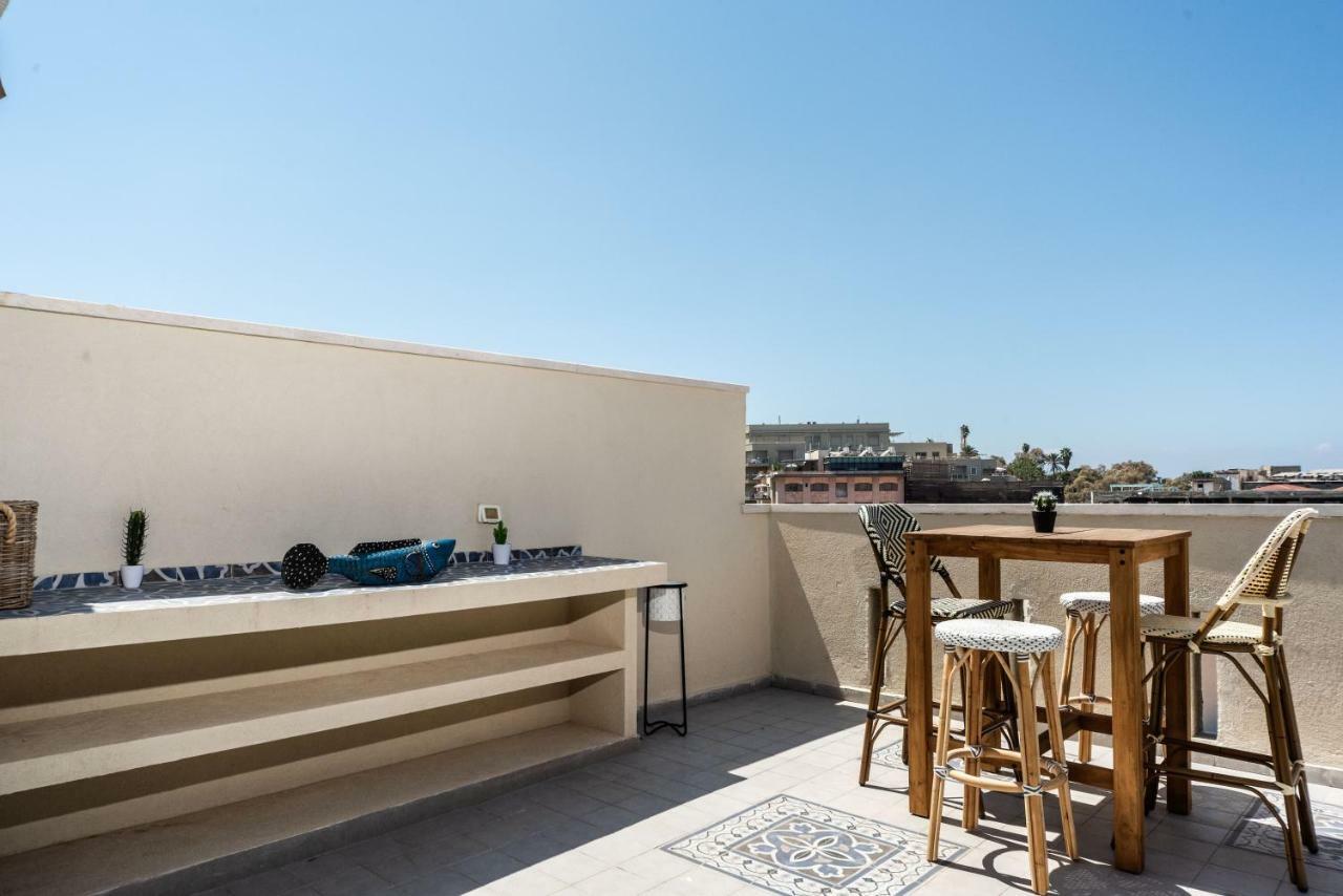 Duplex With Sea View Terrace Above The Flea Market テル・アビブ エクステリア 写真